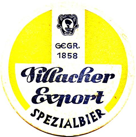 villach k-a villacher rund 2ab (215-export spezialbier-blaugelb)